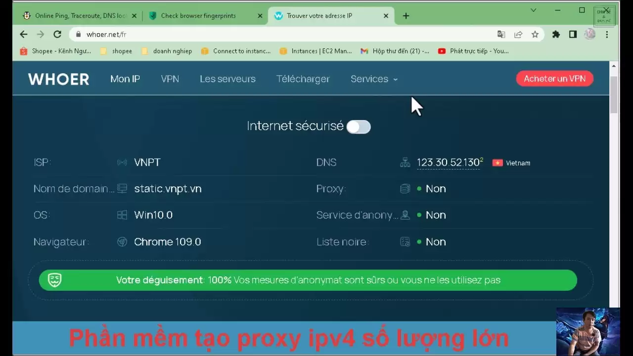 Tút tạo proxy ipv4 trên máy tính và vps ra ip việt nam sử dụng vĩnh viễn